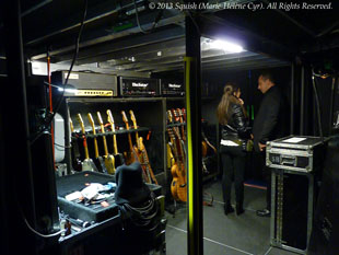 Deuxième visite backstage avant le spectacle de Bon Jovi au Centre Bell, Québec, Canada (14 février 2013)